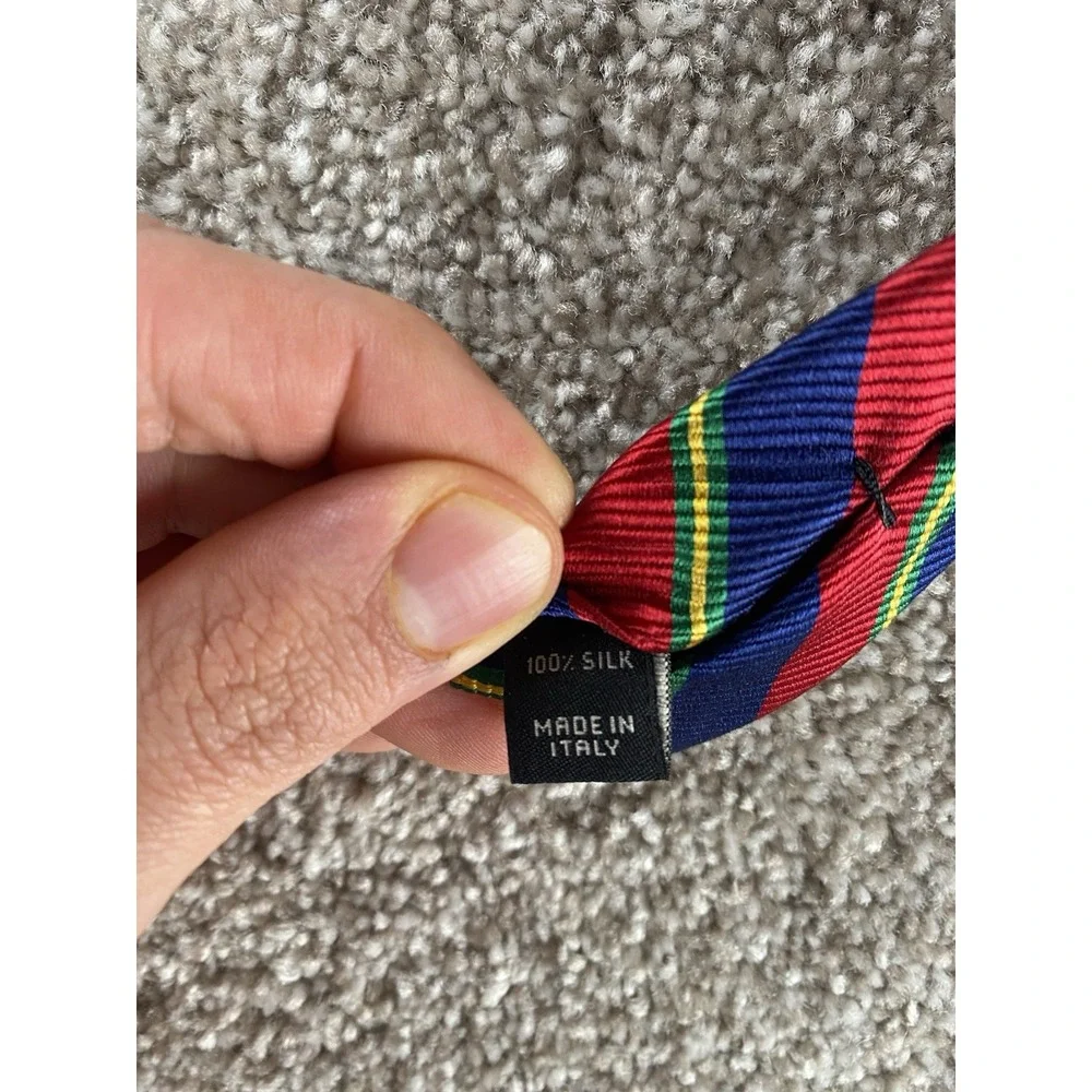Lot Of 3 Jos A Bank 100% Silk Mens Ties Preppy Business Striped/Geometric/Aztec